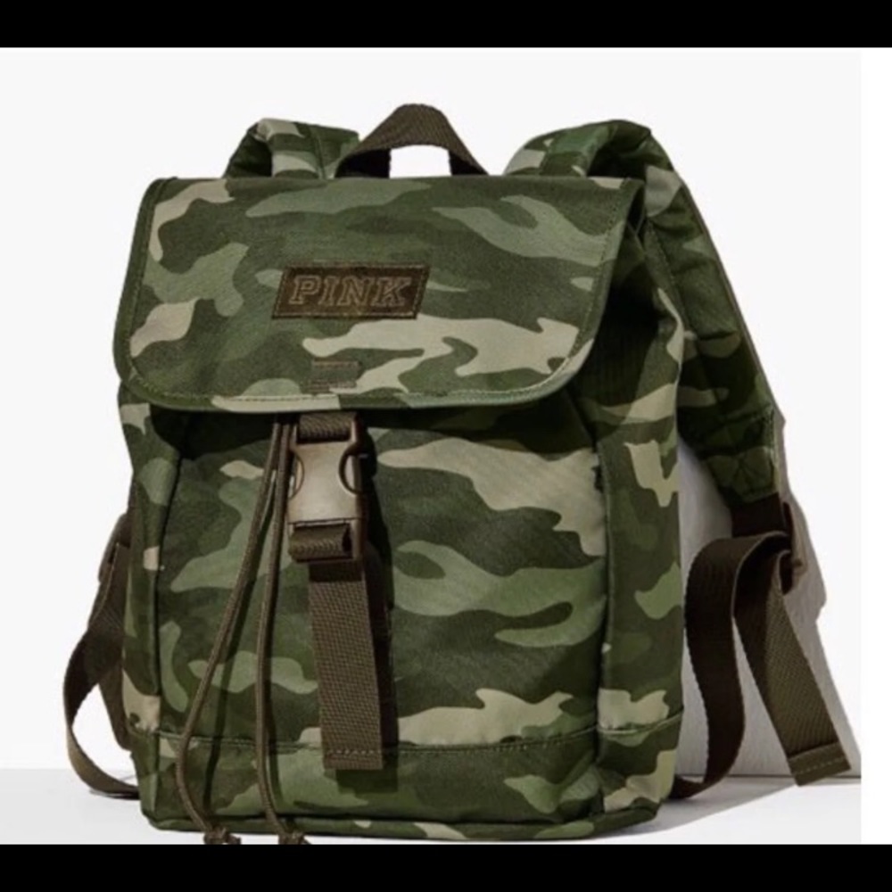 Vs pink camo bag